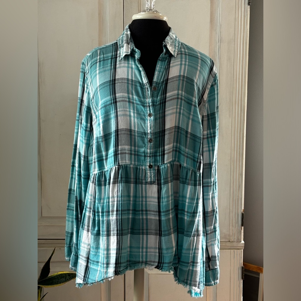 True Craft plaid Shirt.  So 1X